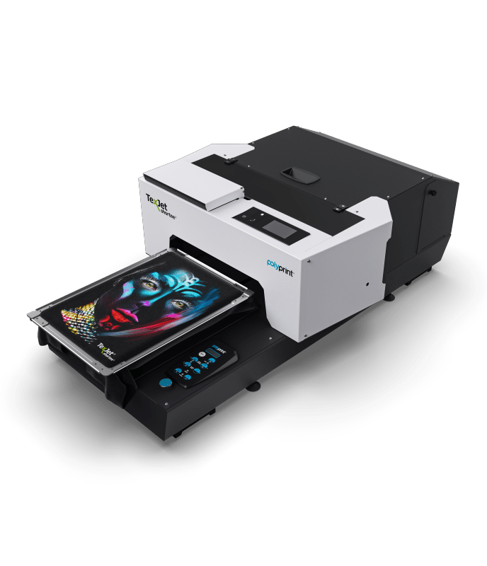 DTG print on cotton T-shirt